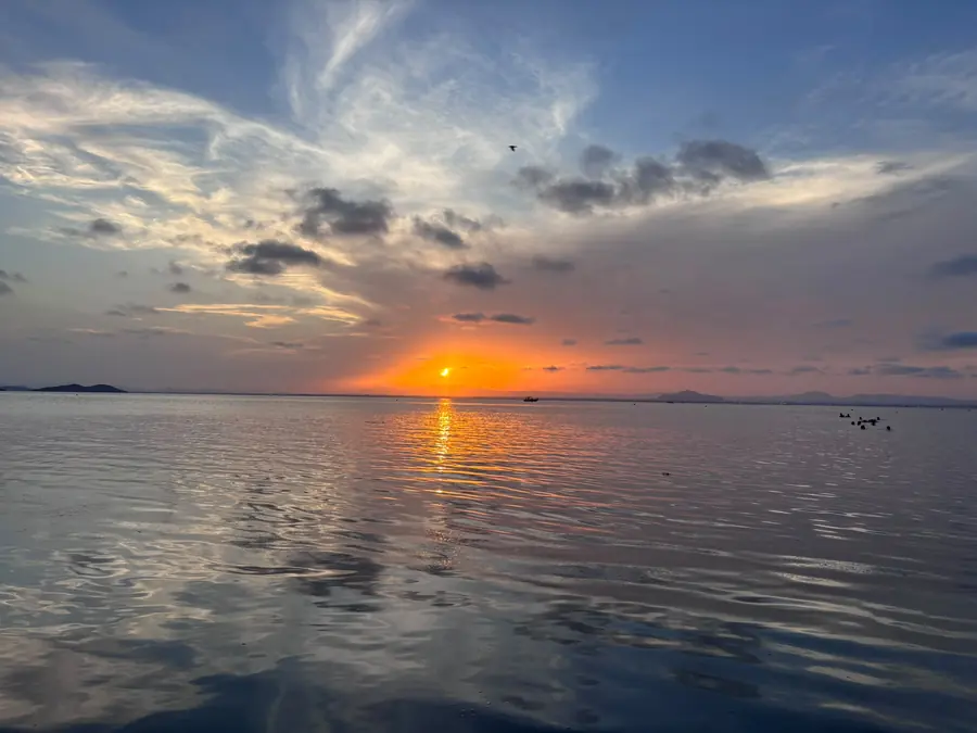 Atardecer en el Mar Menor
